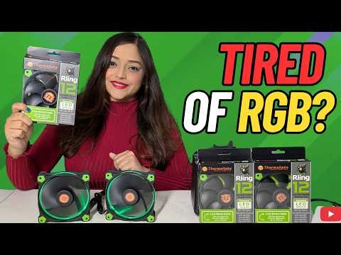 Thermaltake Solid Fan | Clean, Classy RGB-Free Look!