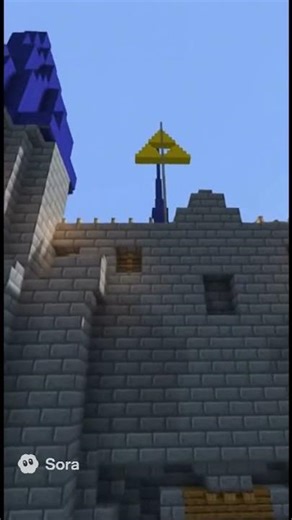 The legend of Zelda mincraft build!! #minecraft #redstone #zelda #castle