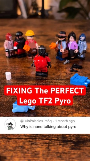 FIXING Lego Team Fortress 2 Pyro #lego #tf2 #teamfortress2