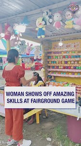 556K views · 1.6K reactions | Sharp-shooting woman shows off amazing skills at fairground game | Bright Side | Facebook
