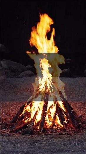4K Cozy Campfire in the Deep Woods | Relaxing Crackling Fire Sounds | No Music ASMR #relax #natural