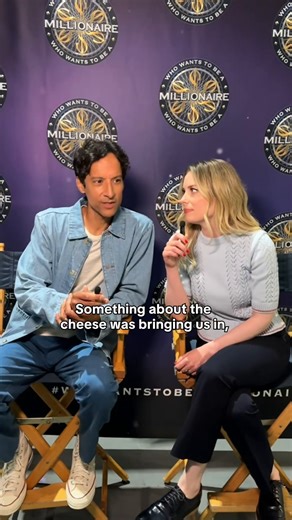 A win is 👏 a 👏 win 👏 for Gillian Jacobs and Danny Pudi! Stream their time in the hot seat on Hulu now! | Who Wants To Be A Millionaire