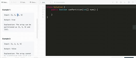 0-1背包问题（leetcode题解）