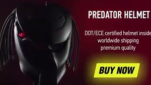 8K views · 161 reactions | ⚠️ New Predator helmet model released. Special price – https://www.nlo-moto.ru/helmet/predator-original/ - real helmet inside with vent and interior - automatic visor - 3 vent channels - removable free LED module | Predator Helmet - Original | Facebook