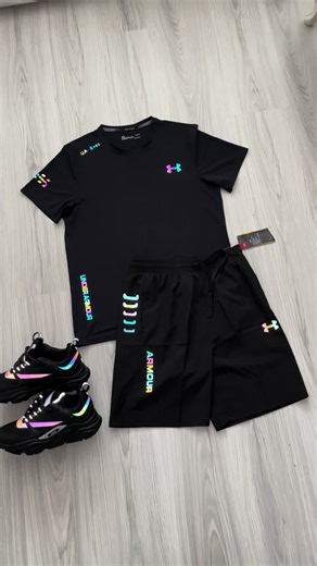Ensemble Under Armour Noir et Hybride
