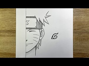 Comment dessiner Naruto facilement | etape par etape | Dessin Naruto