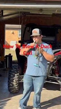 how to blow a duck call #outdoor gear#duckhunting #hunting #duckcalls #tutorial