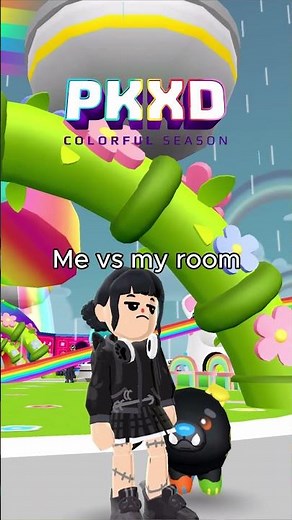 ME OUTSIDE VS ME AT HOME 🌈😌