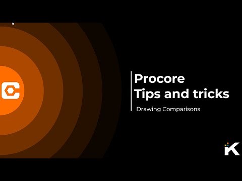 Procore Tips and Tricks #3 - Drawing Comparisons