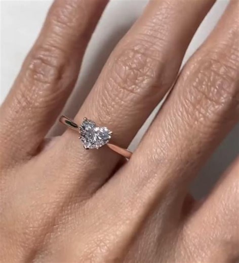 2CT Heart Engagement Ring Hidden Halo Bridge Accent Ring for Anniversary Gift Cathedral High Setting 14K Gold Ring Simulated Diamond Ring - Etsy