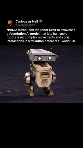 NVIDIA’s Adorable AI Powered Droid 🟢