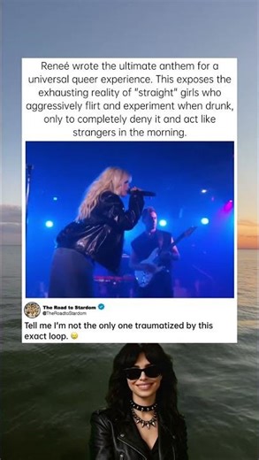 The Anthem For Every Queer Girl 🏳️‍🌈 #ReneeRapp #PopCulture #LiveMusic #PrettyGirls #LGBTQMusic