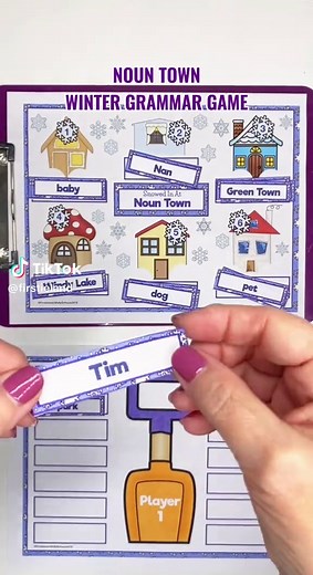 Noun Town: A Fun Game for Teaching Nouns to Kids
