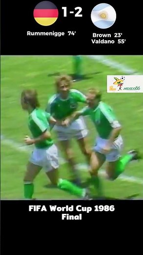 Argentina Vs West Germany world cup 1986 final highlights #worldcup #football #footballworldcup