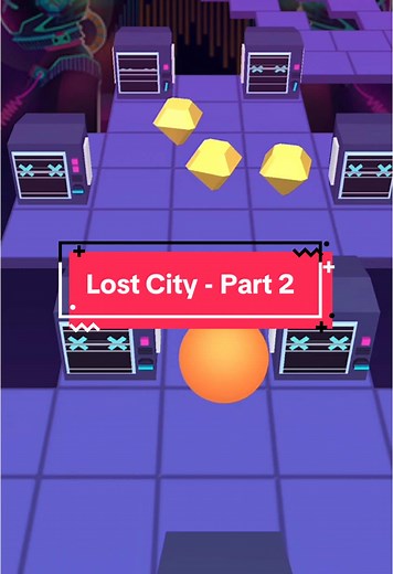 Exploring Rolling Sky's Lost City Bonus Level 22 - 4 Stars