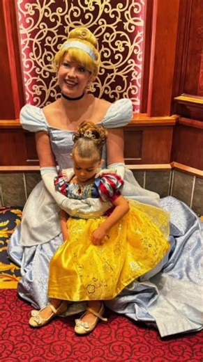 The sweetest stop at Disneyland 👸 The Royal Hall Princess Meet-and-Greet in Fantasy Faire! #disney