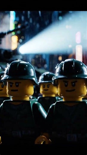 Epic Lego WWII Battle: Soldiers & Panzer Tank in Ruined City!