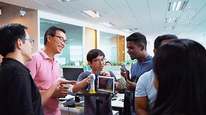 177K views · 1.2K reactions | These days, queueing to take your temperature before entering a building has become the new norm. To help speed up and improve that process, engineers from GovTech’s Sensors & IoT team prototyped a self-check temperature monitoring system that will enable members of the public to check their own temperature quickly and easily. See how they did it in the video! #TechforGood #COVID19 | GovTech (Government Technology Agency of Singapore) | Facebook