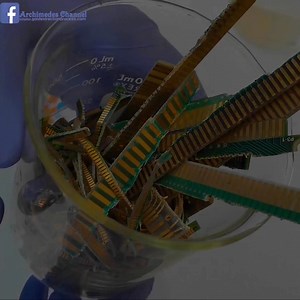 video clip How to Extracting Gold Finger from Circuit board computer scrap ตอนที่ 1 | Archimedes Channel