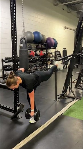 Hand Supported Dumbbell Single-Leg RDL