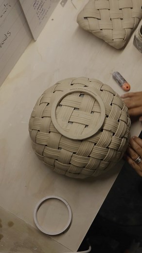 Form & Function Ceramics | From a lump of clay to a woven clay bowl- a bit of a sped up step by step of the process. #ceramics #pottery #handmade #pacific... | Instagram