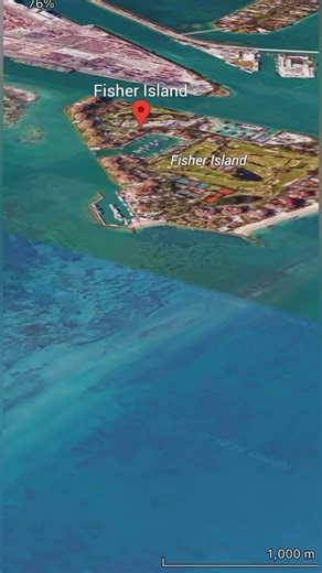Fisher Island sits just across the water from Miami but feels like an entirely different universe. Accessible only by ferry or private boat, the island is known for its privacy, luxury residences, and peaceful tropical atmosphere. Palm trees, pristine beaches, and private marinas create a quiet escape despite being only minutes from one of America’s busiest cities. The island’s history dates back to the early 20th century, adding a layer of classic elegance to its modern reputation. Fisher Islan