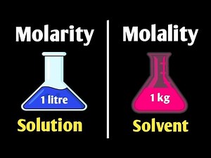 Difference between molarity vs molality