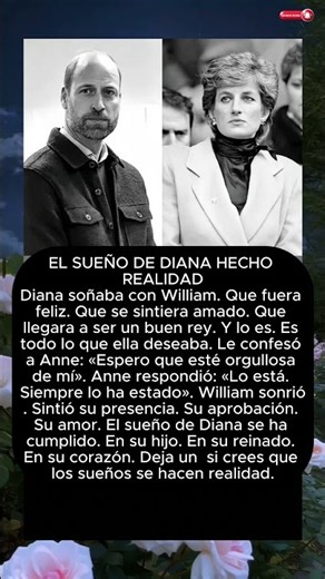 El Sueño de Diana se Hizo Realidad en William 😭💔 | Su Mayor Orgullo