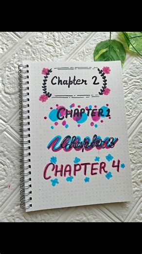 Handwriting + Chapter Heading Ideas 💖 #ytshorts #shortvideos #drawing #art