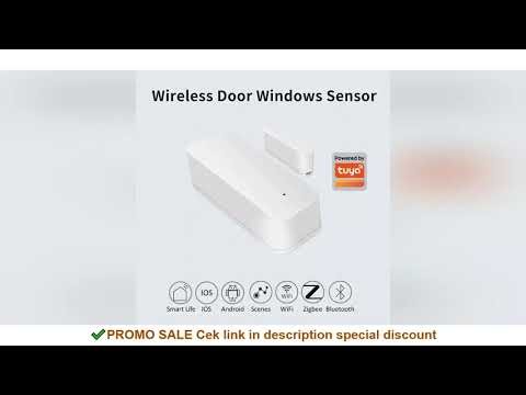 Tuya Zigbee Door Sensor Contact Sensor Open Closed Detector Smart Home Alarm Security Protection Wor