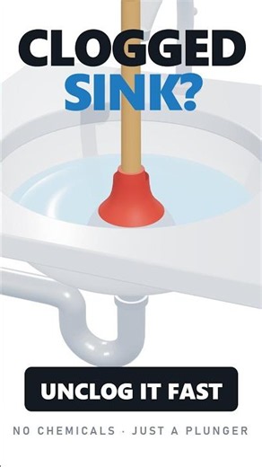 How to Unclog a Sink Fast (No Chemicals) #diy