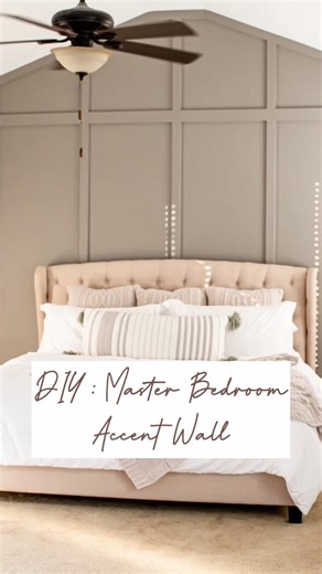 DIY Master Bedroom Accent Wall Ideas