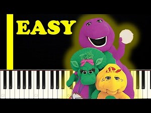 🎹 Barney - Everyone is Special Piano Tutorial 🎶