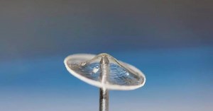 Silk implant for patching up perforated eardrums