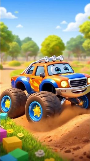 Monster Truck Roll Along 🚙 | Fun Truck Song for Kids