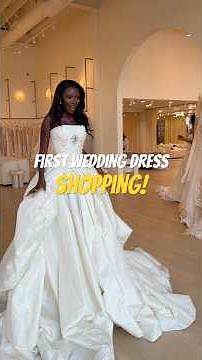 My First Wedding Dress Shopping! #weddingdress #dayinmylife #bride
