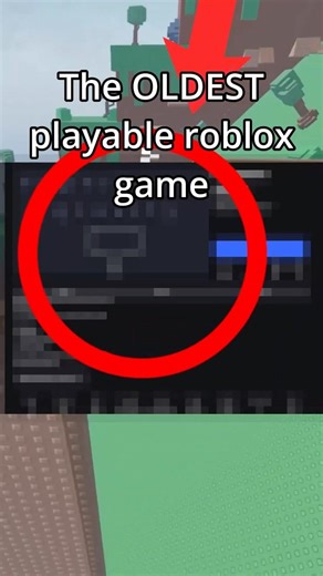 The first Roblox game ever❗️🤯 #shorts #interestingfacts #experiencegravity #roblox