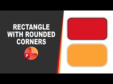 How to make a rectangle with rounded corners in powerpoint