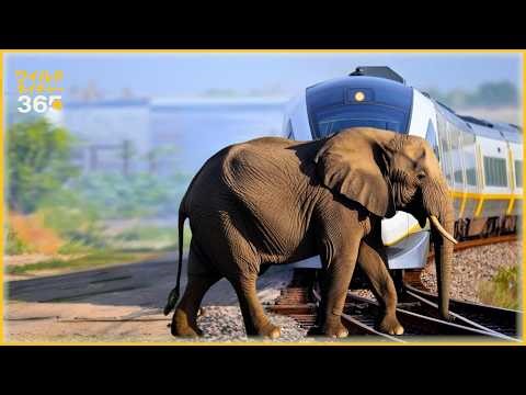 衝撃と悲劇！実在したとは信じられない動物と列車の衝突事故45選｜アニマルクラッシュ #107