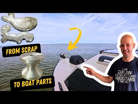 Making A DIY Bow Roller For Our New Small Boat Anchoring System