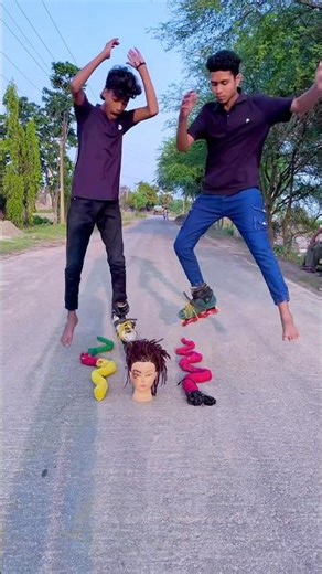 Unique Skating Skills and Techniques You 😇😲 #tiktok #ytshorts #rollerskating #inlineskatingwheels
