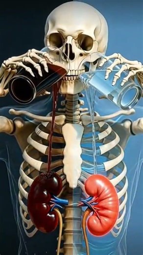 SODA VS WATER: The Hidden Impact on Your Kidneys | Choose Wisely #health #shorts #lungs #DrinkWater