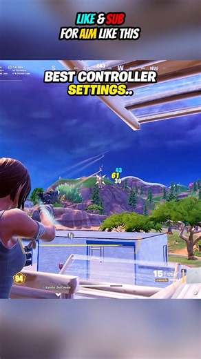 BEST Controller SETTINGS = AIMBOT 👀🎯 #fortnite #fortnitesettings #fyp #shorts