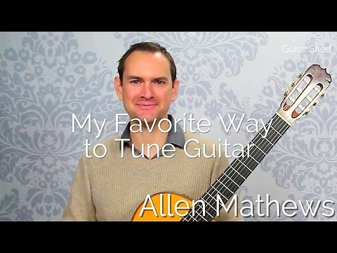 How to Tune a Guitar using Octaves and Reference Points (my favorite!)
