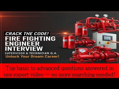 Firefighting Interview Questions & Answers 2025 | Basic to Advanced | Engineer-Supervisor-Technician