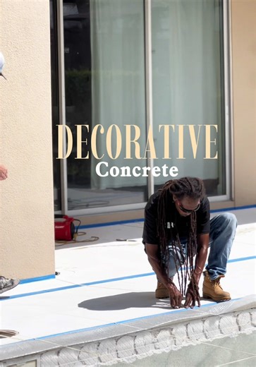 🎨 WHAT IS DECORATIVE CONCRETE? It’s more than just plain gray! Decorative concrete transforms floors, patios, countertops, and more into works of art. Think stamped patterns, custom colors, faux wood textures, metallic finishes, and epoxy flakes, all designed to make your space unique. 💎✨ #DecorativeConcrete #ConcreteDesign #HomeUpgrade #LuxuryFloors #CustomConcrete