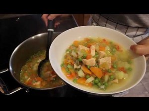 The best Salmon and vegetable soup/easy recipe