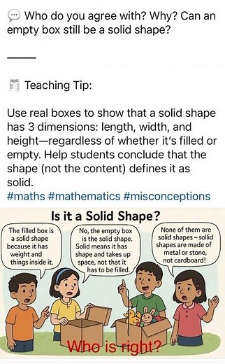 What is a solid shape? #maths #mathematics