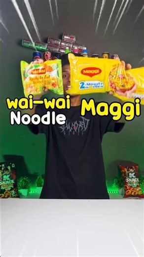 Maggi vs wai wai noodles #shorts