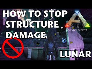 Ark Genesis - How To Stop Structure Damage In Lunar Biome